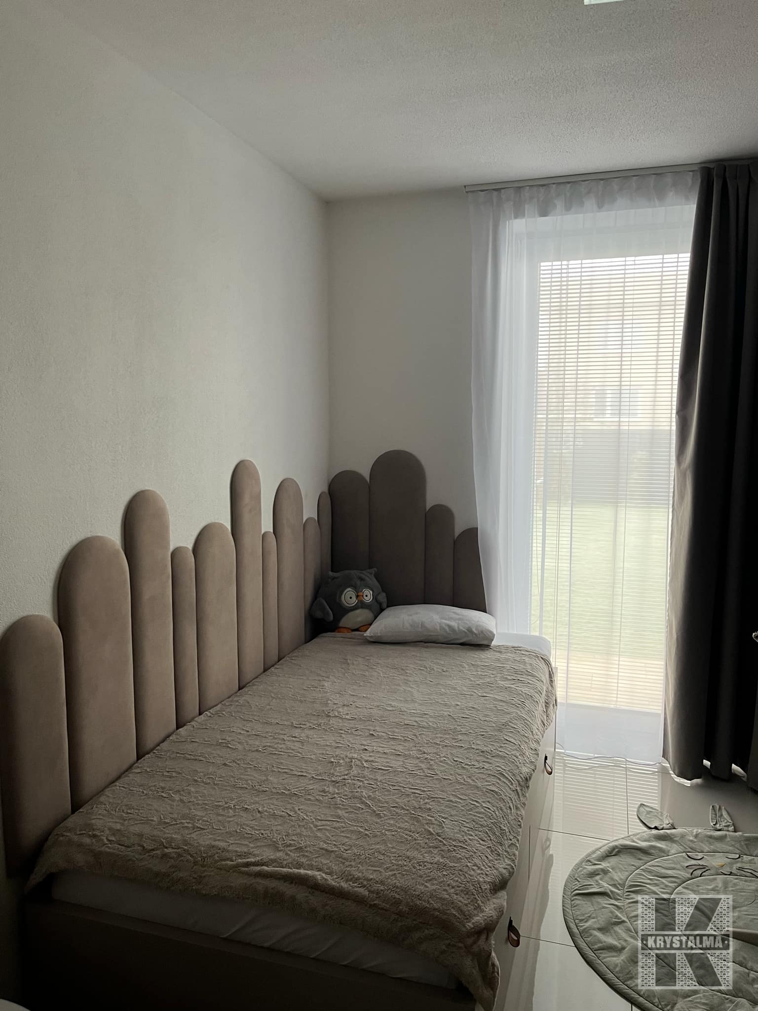 Piškótové čalúnené panely do detskej izby